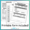 Free New Student Profile At A Glance Form Special Education IEP Back to School - Image 3